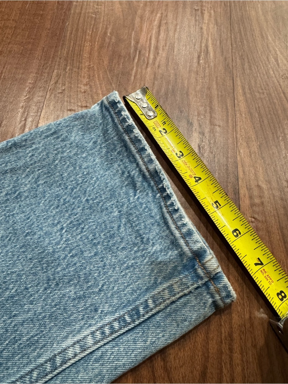 Abercrombie & Fitch Curve Love Ultra HighRise 90s Straight Jeans Light Womens 27 - Picture 8 of 8